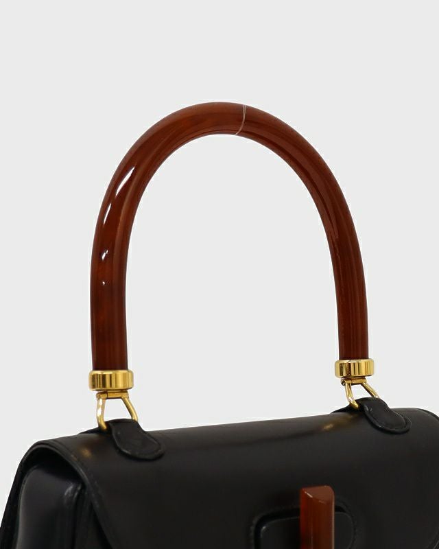 GUCCI べっ甲レザーハンドバッグ | Hedy