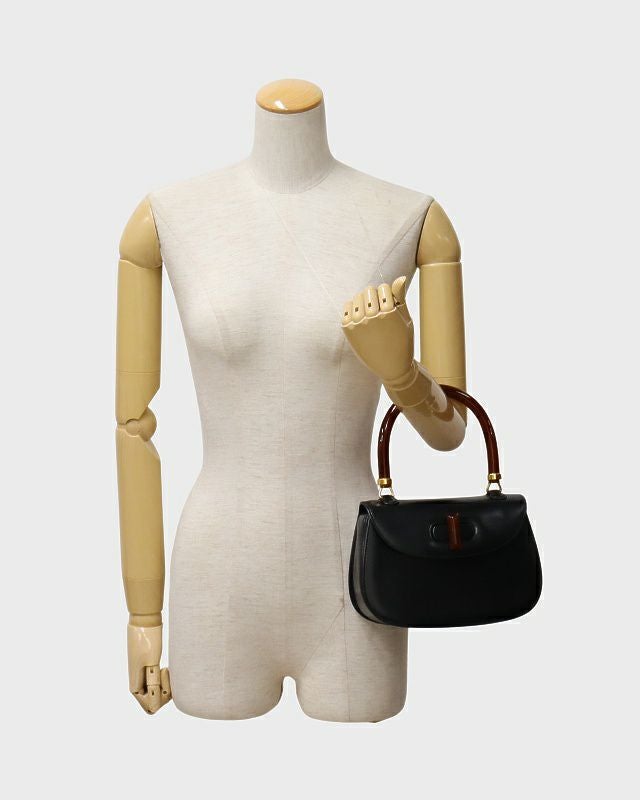 GUCCI べっ甲レザーハンドバッグ | Hedy